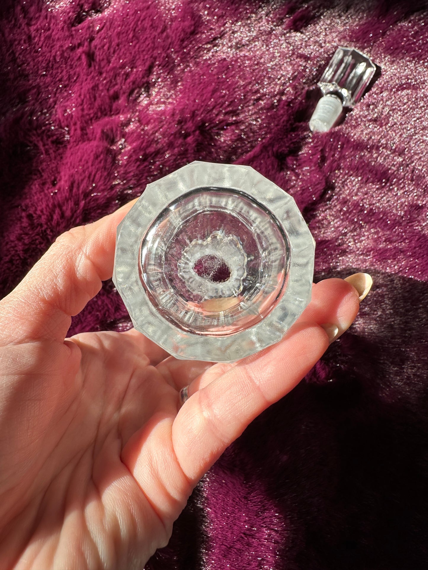 Vintage Glass Perfume Bottle