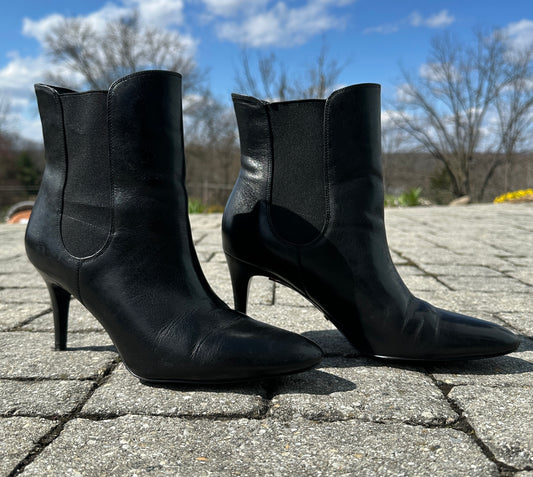 Ralph Lauren Leather Pashia Booties SZ 8.5
