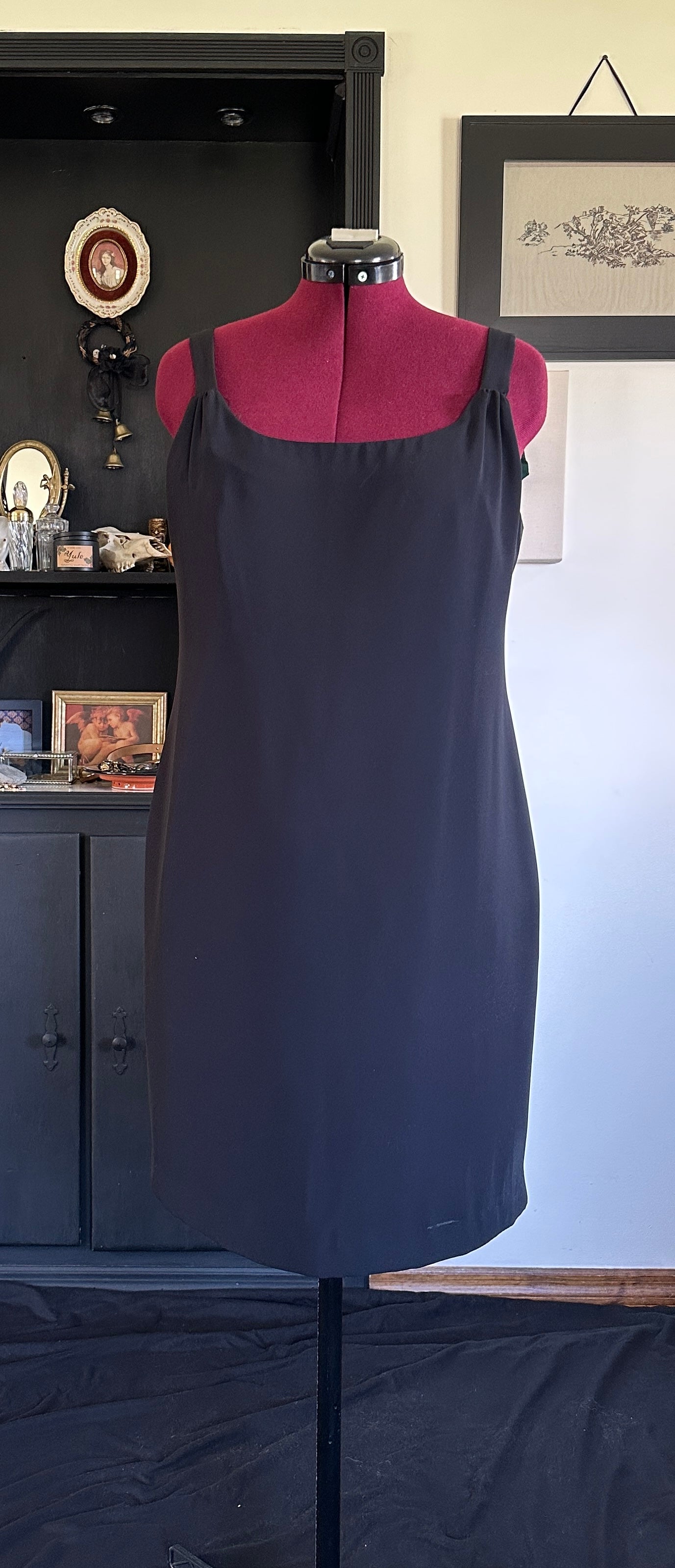 Vintage 90s Chiffon Party Dress SZ 14