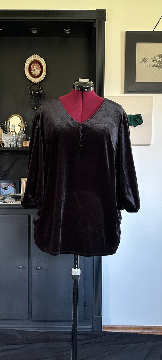 Velvet Romantic Top 3X