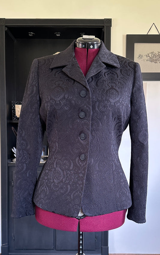 Goth Brocade Jacket SZ 12