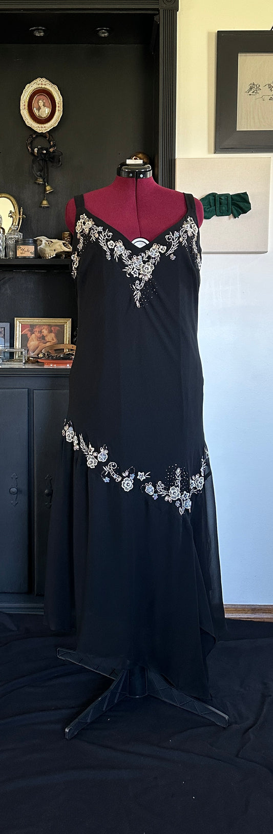 Romantic Goth Vintage Gown SZ 20