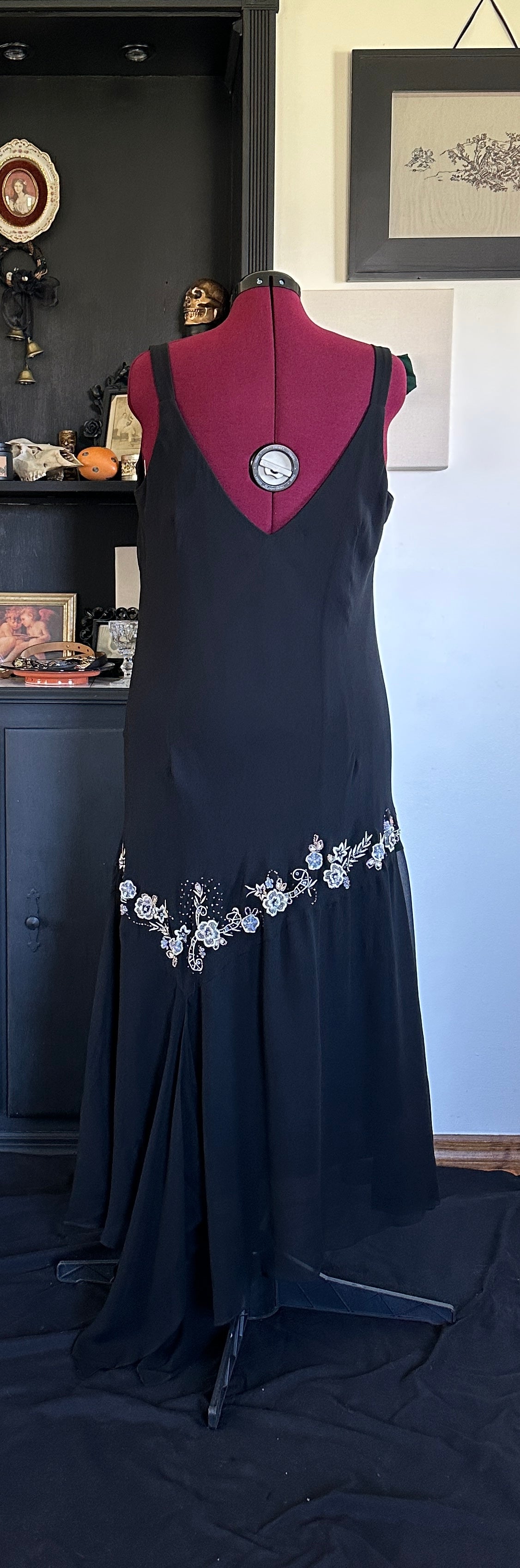 Romantic Goth Vintage Gown SZ 20
