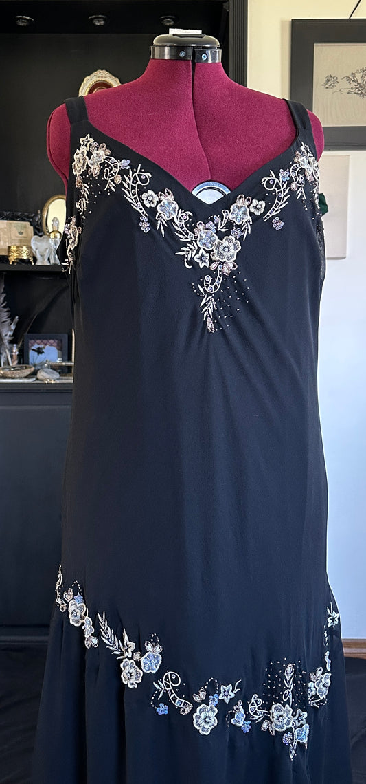 Romantic Goth Vintage Gown SZ 20