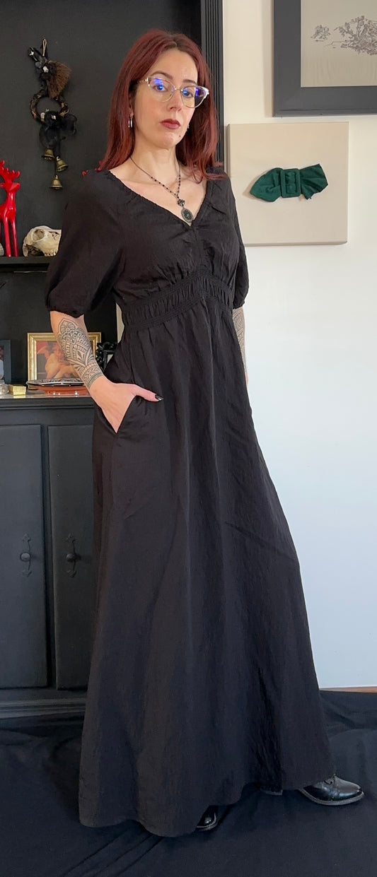 Ellen Tracy Witchy Maxi Dress M