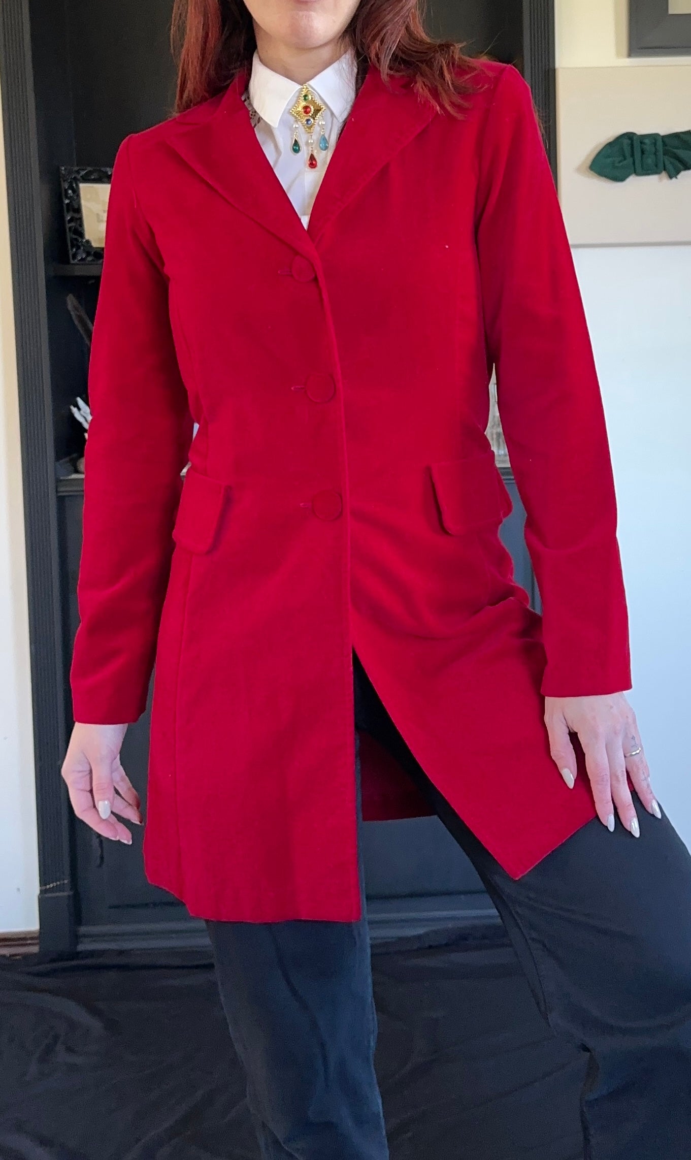Vintage Velvet Riding Jacket XS-S