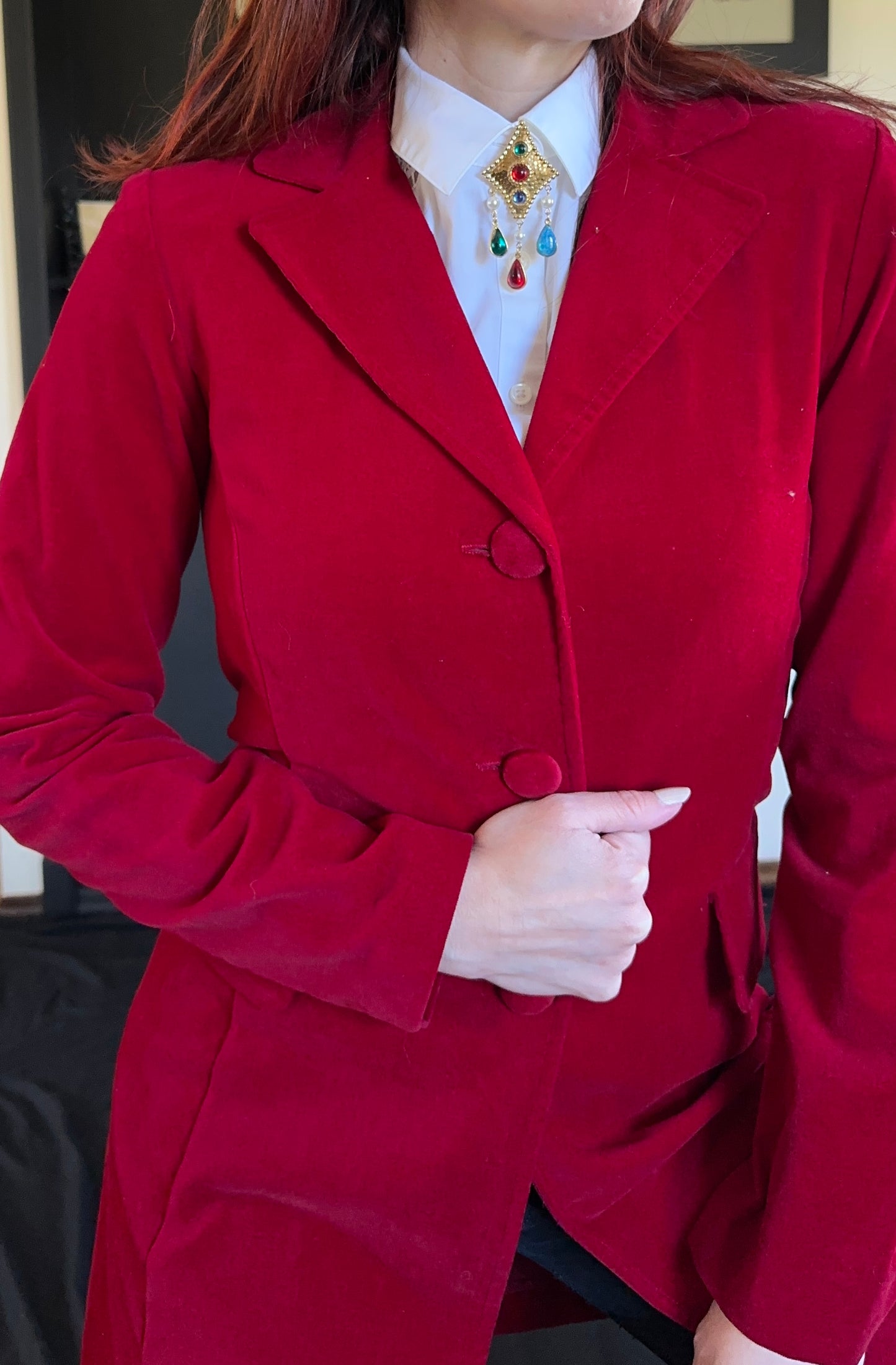 Vintage Velvet Riding Jacket XS-S