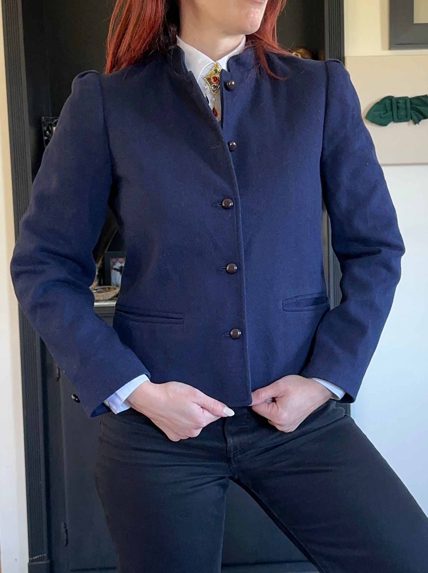 Vintage 80s Wool Prairie Jacket XS-S