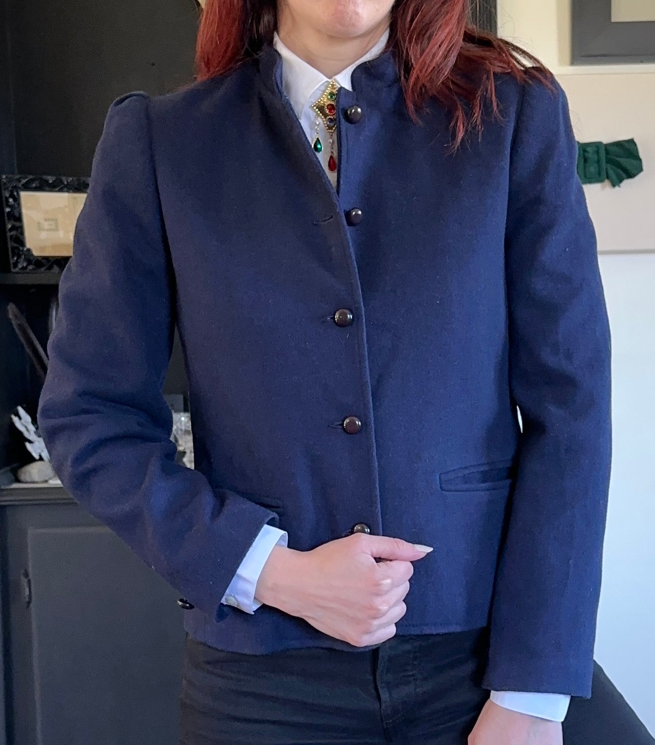 Vintage 80s Wool Prairie Jacket XS-S