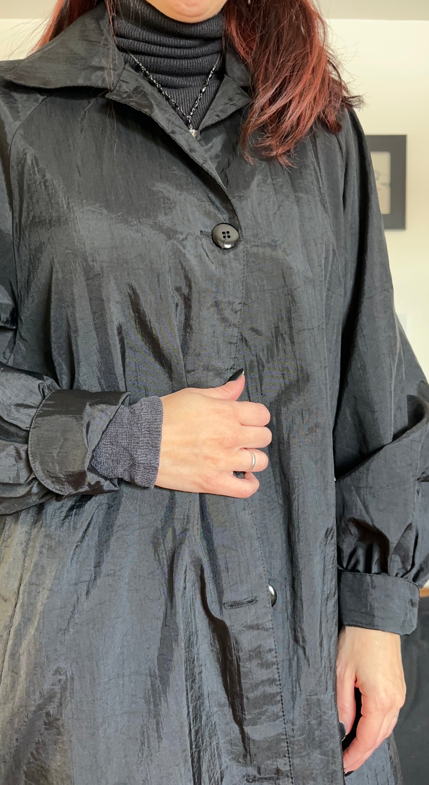 Vintage Trench Car Coat S-M