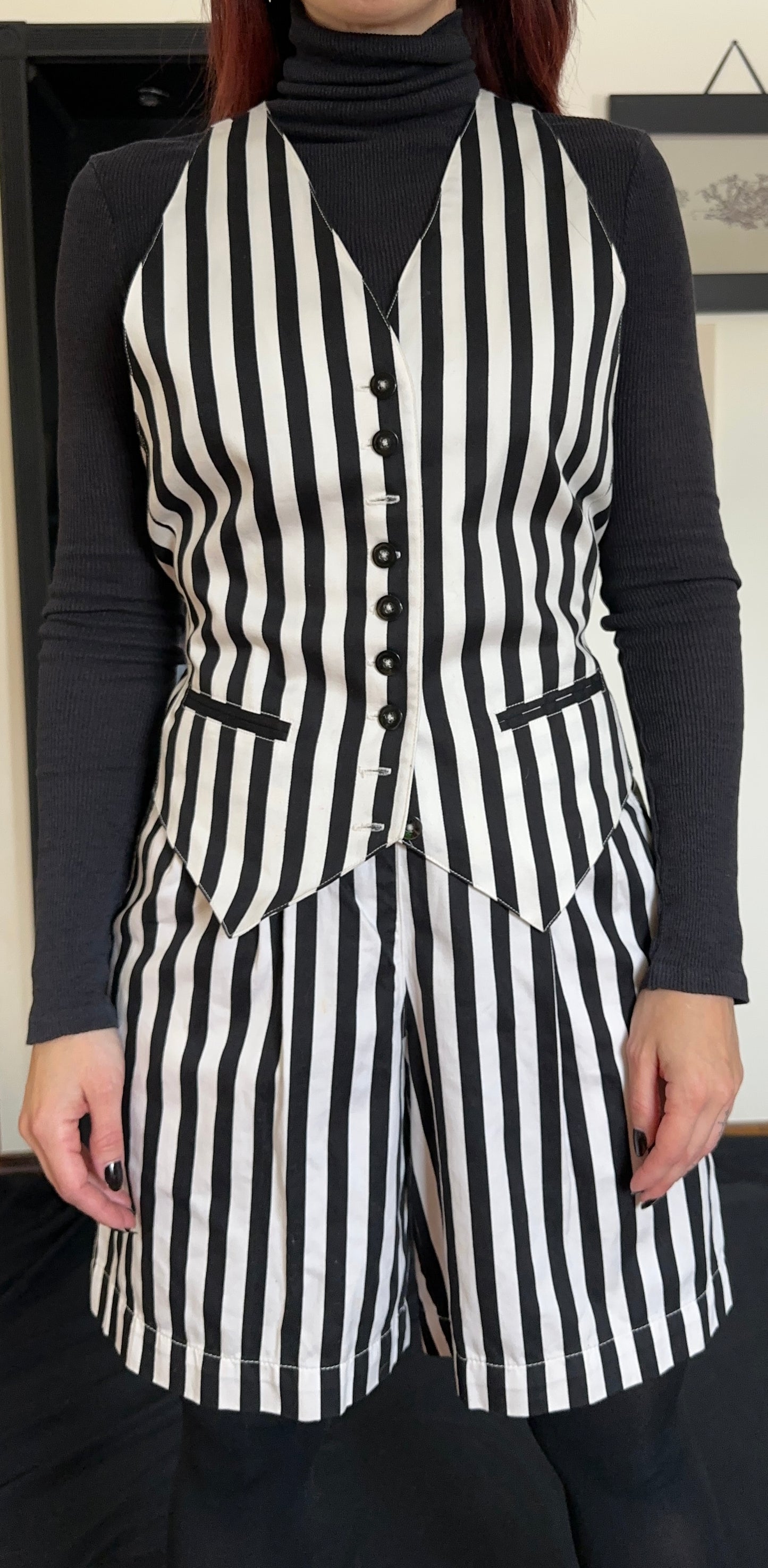 Vintage Striped 3-Piece Suit SZ 4