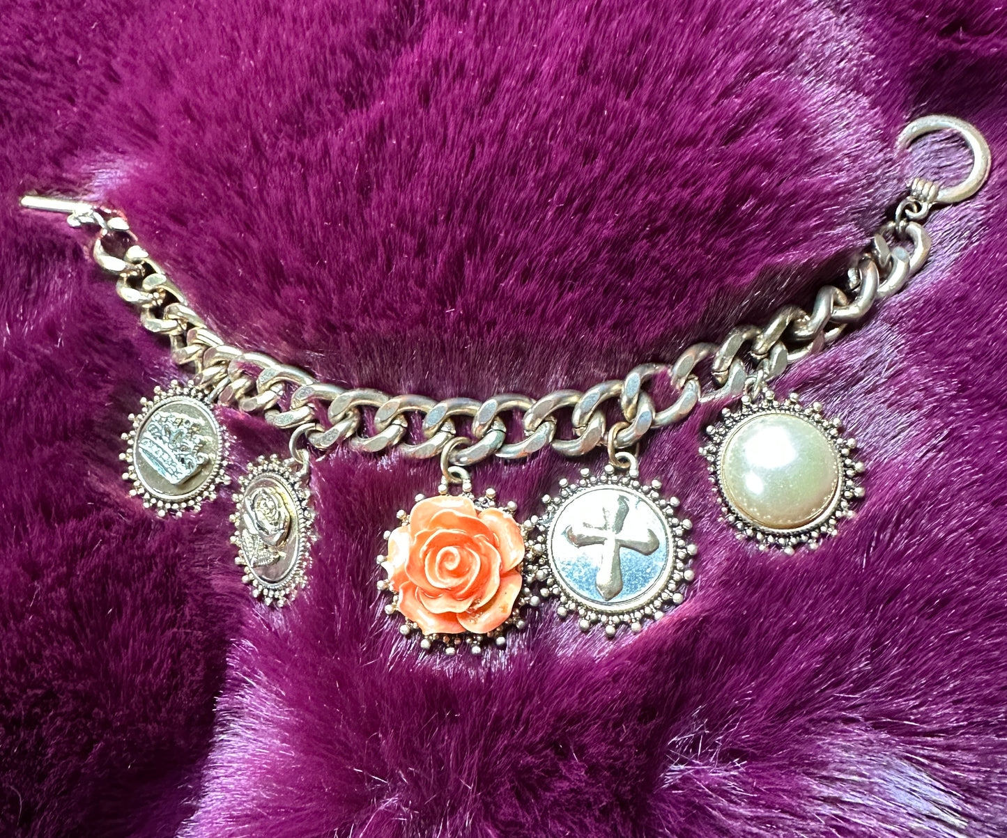 Vintage Renaissance Charm Bracelet