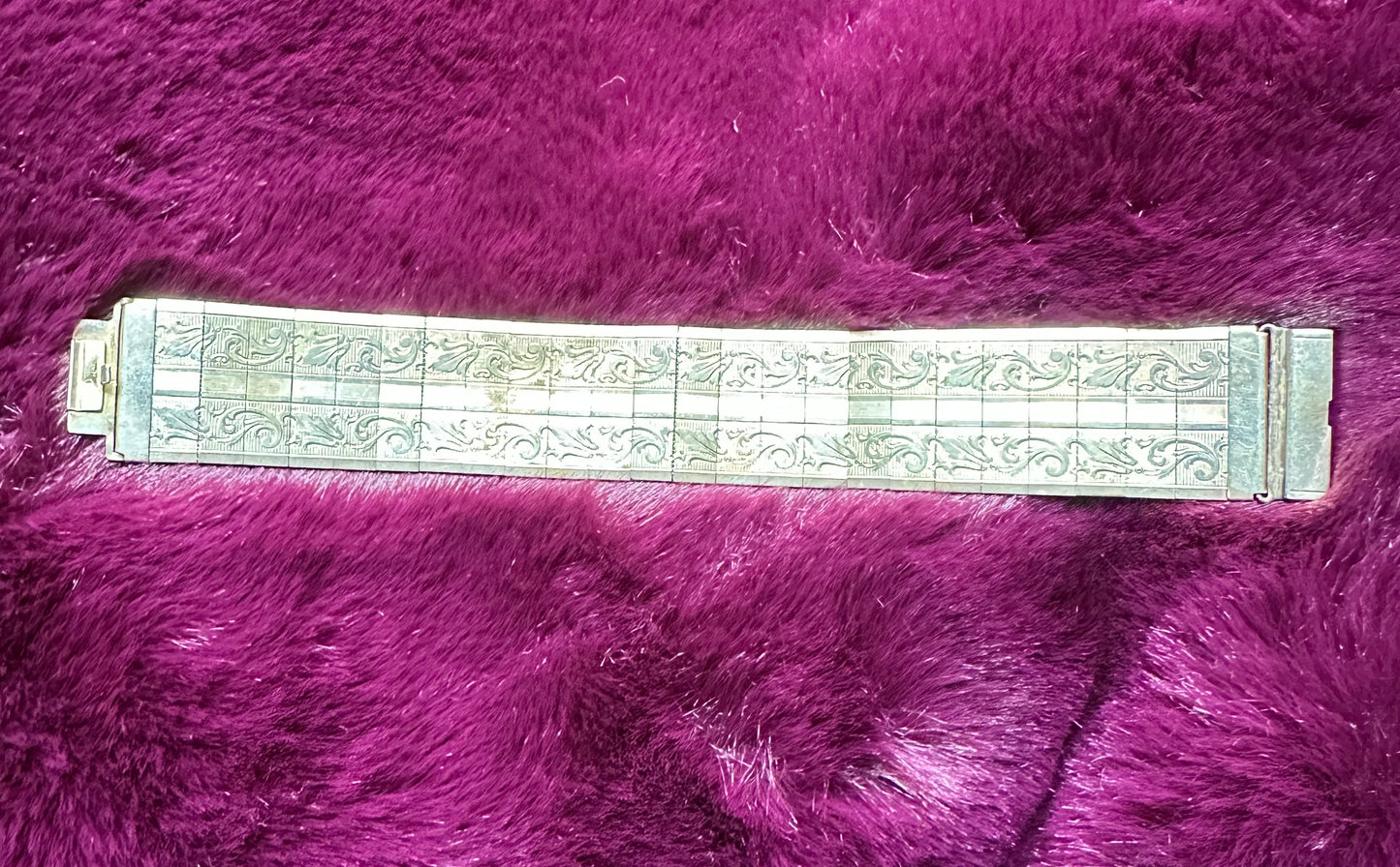 Vintage Victorian Panel Bracelet