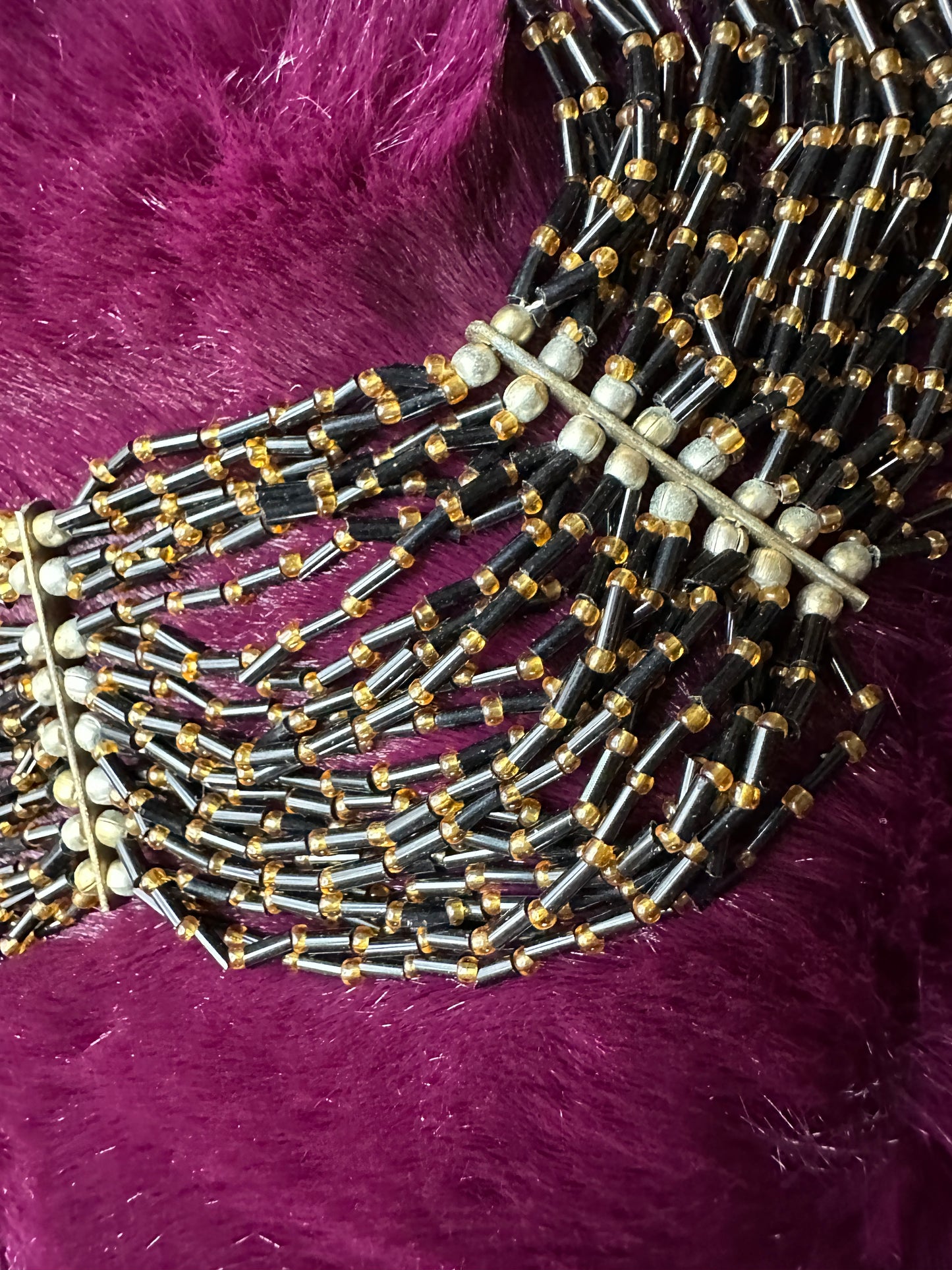 Vintage Beaded Collar Necklace