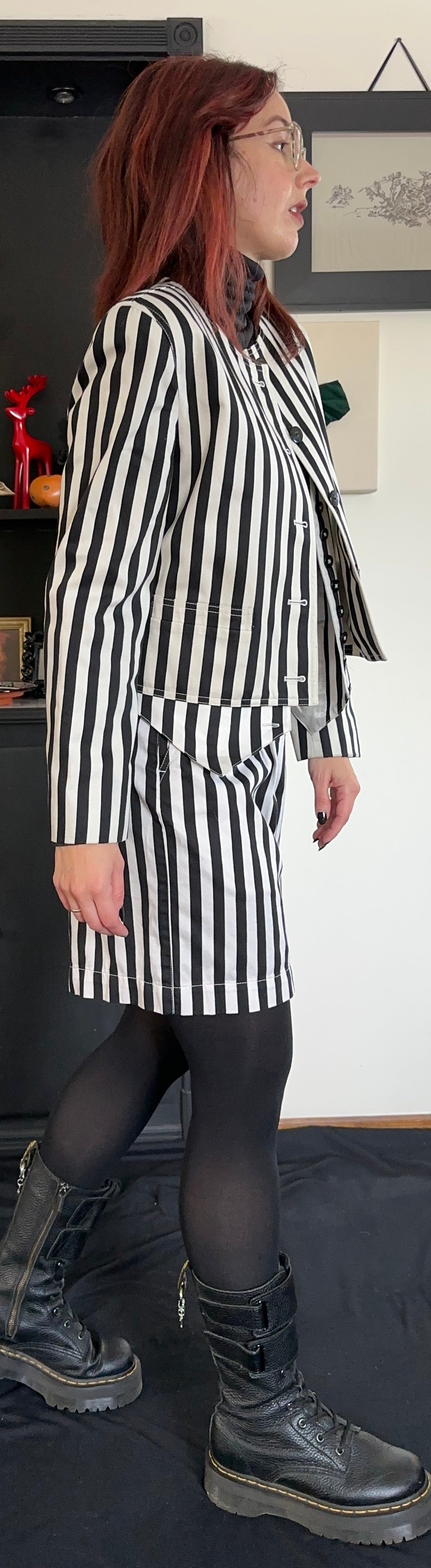 Vintage Striped 3-Piece Suit SZ 4