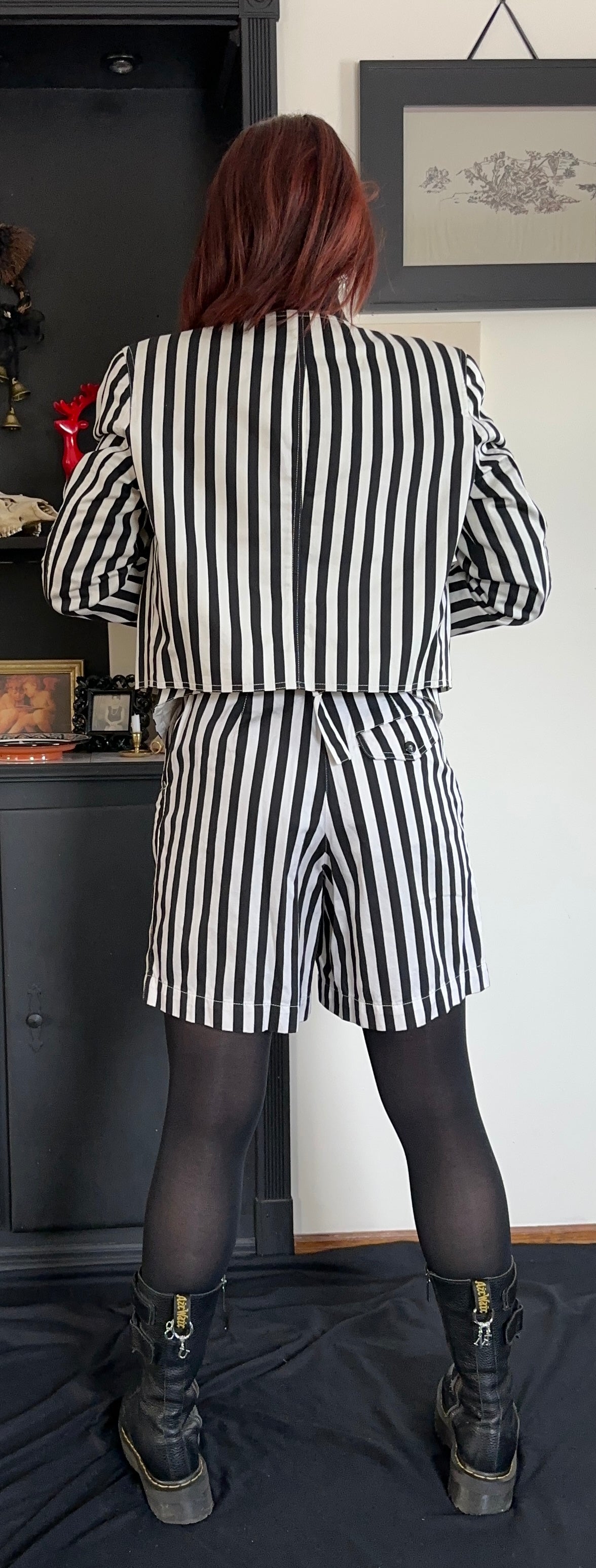 Vintage Striped 3-Piece Suit SZ 4