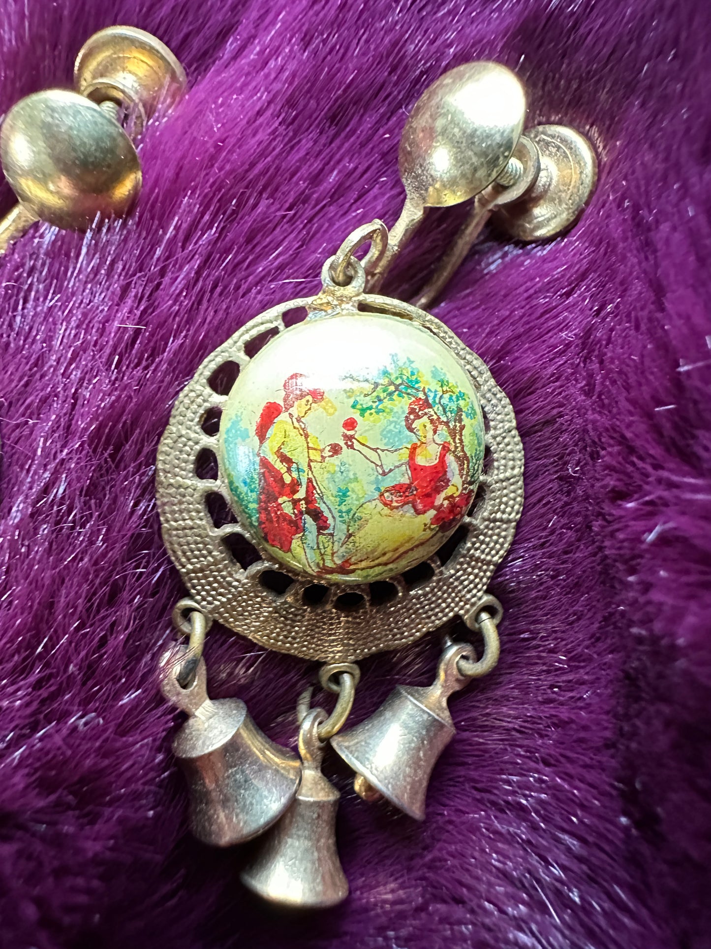 Vintage Victorian Style Dangle Earrings