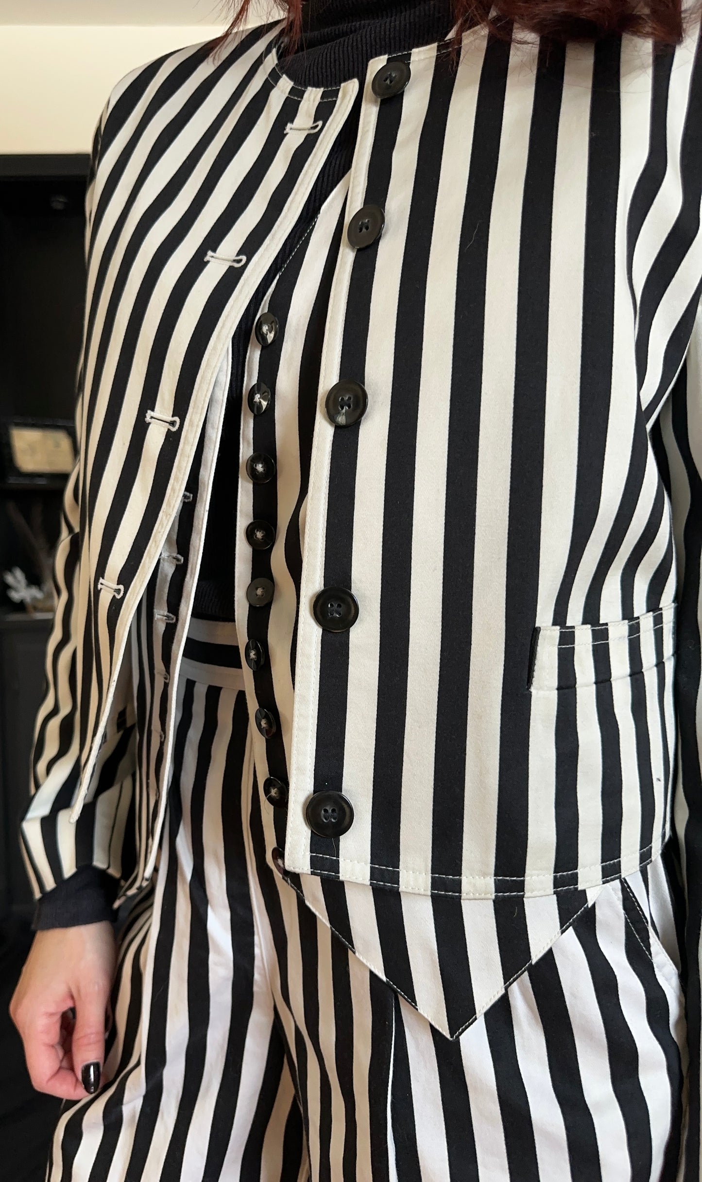 Vintage Striped 3-Piece Suit SZ 4
