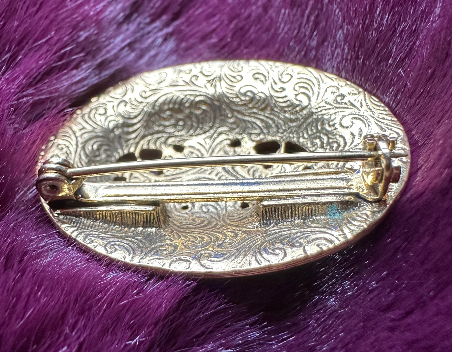 Victorian Mourning Style Pin