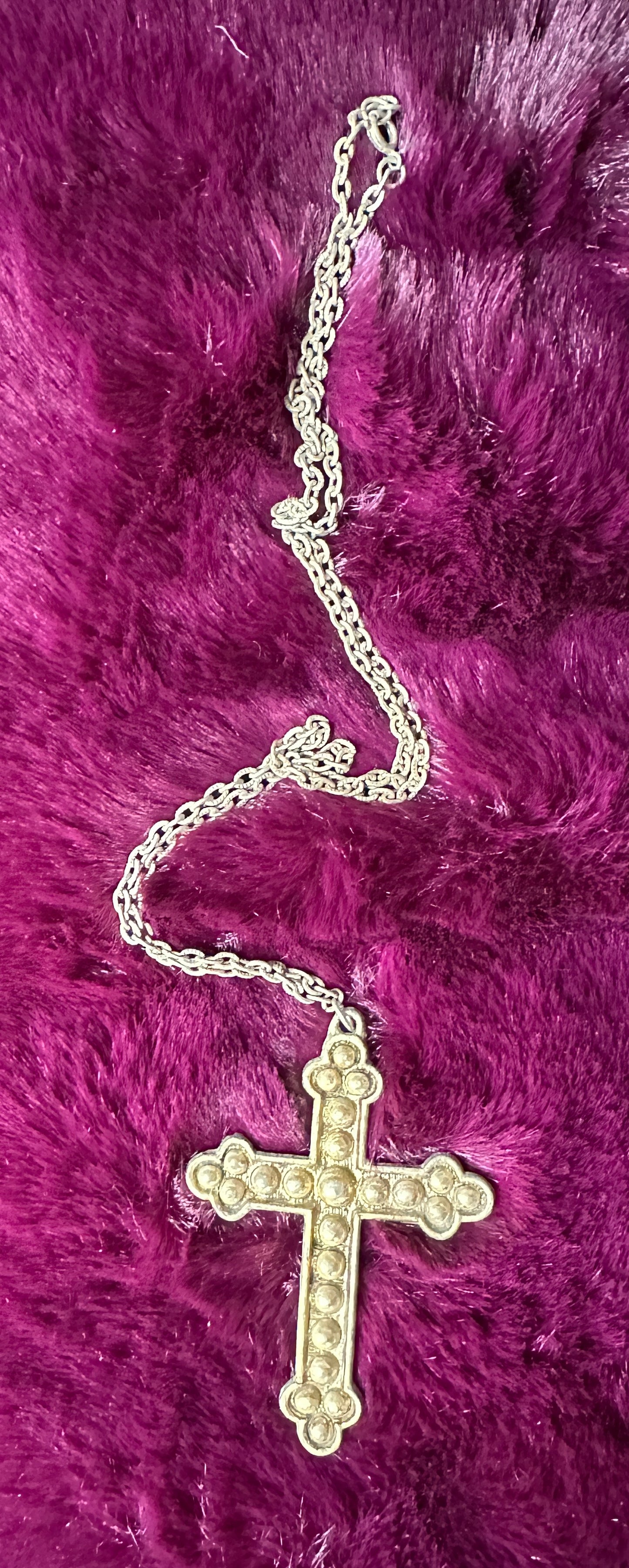 Gothic Medieval Cross Necklace