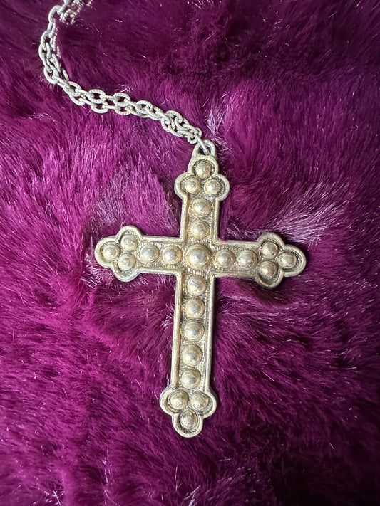 Gothic Medieval Cross Necklace