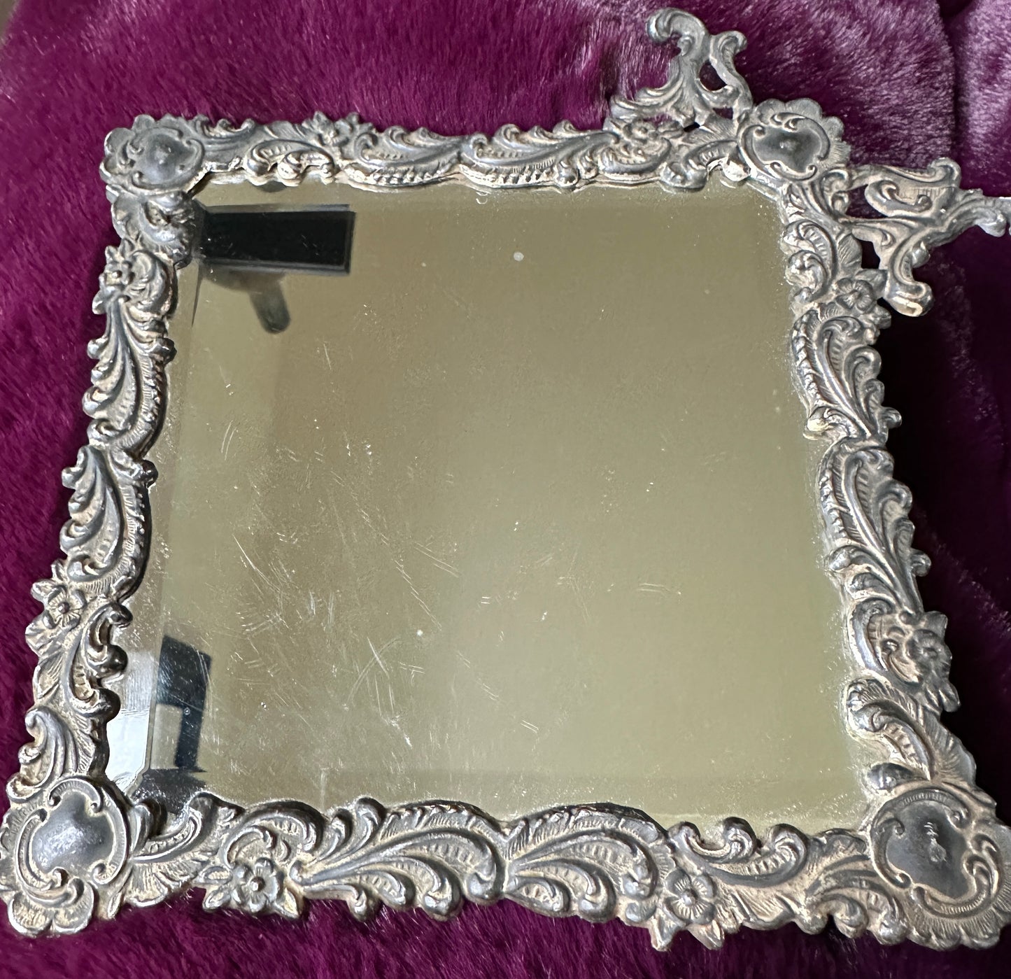 Vintage Gothic Scrollwork Mirror