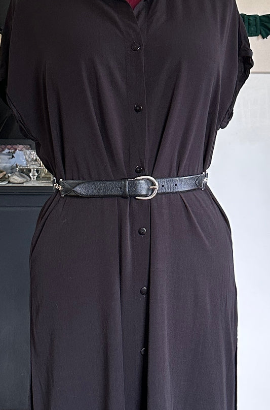 Leather Corporate Both Belt 28" - 32.5"