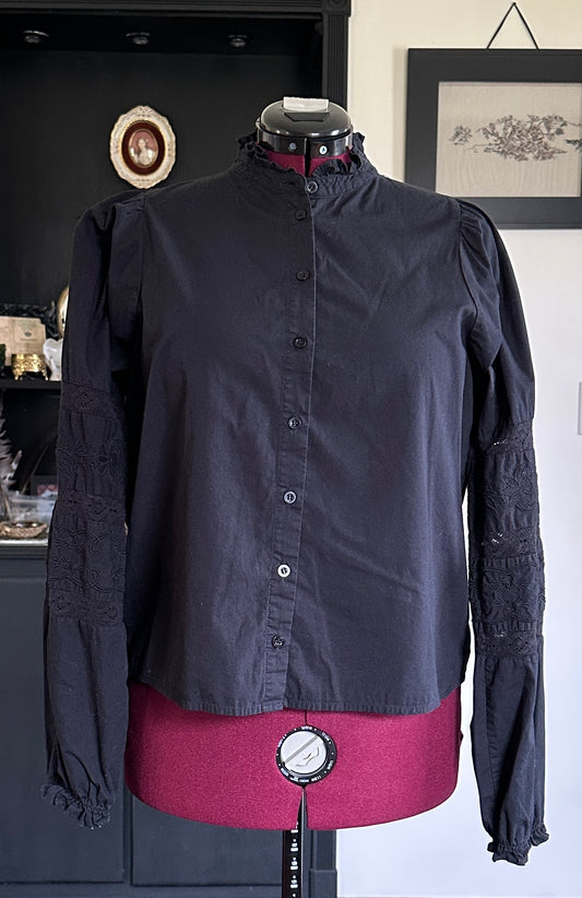 Cotton Prairie Goth Top L