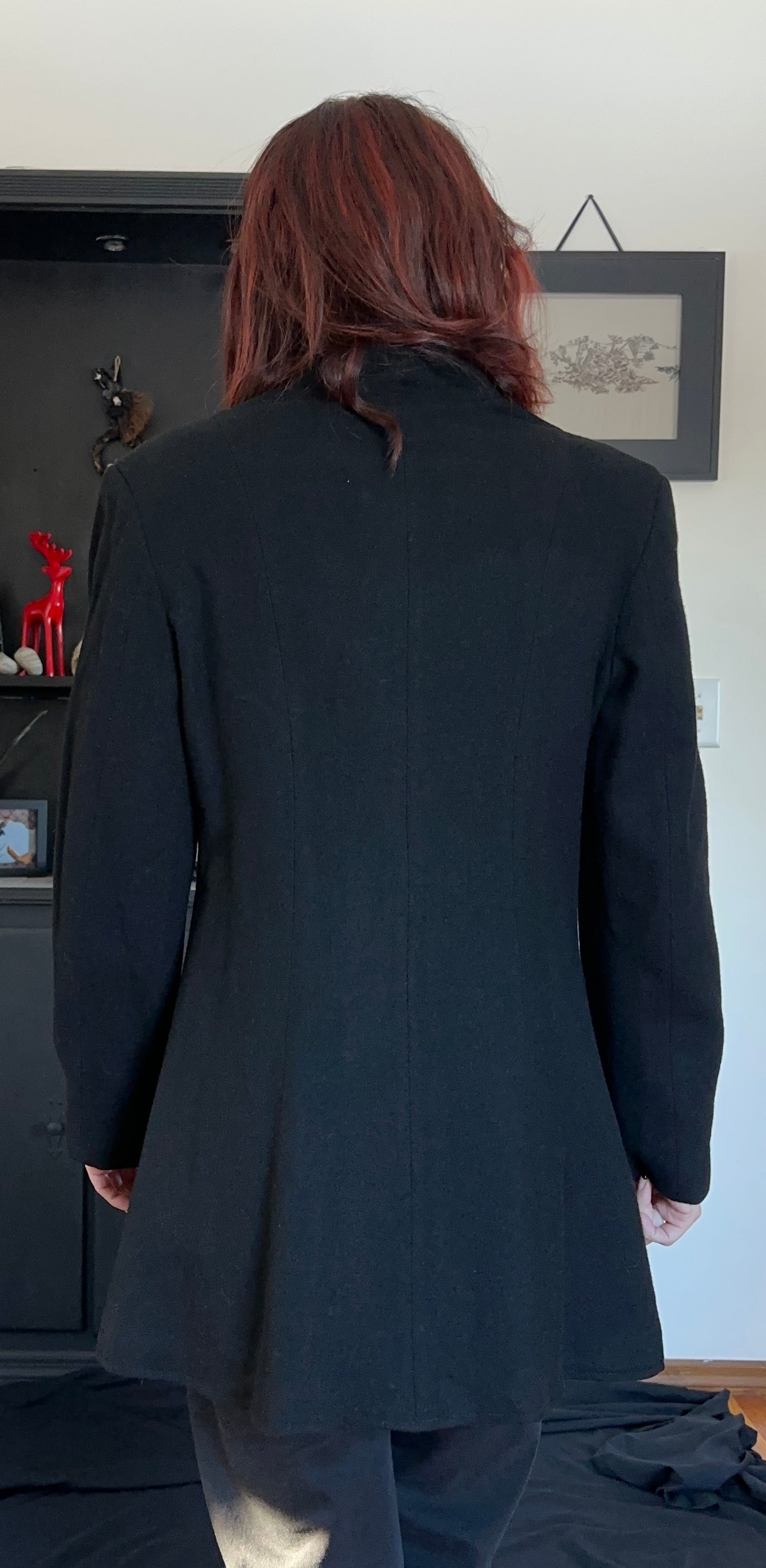 Vintage 90s Wool Riding Jacket M-L