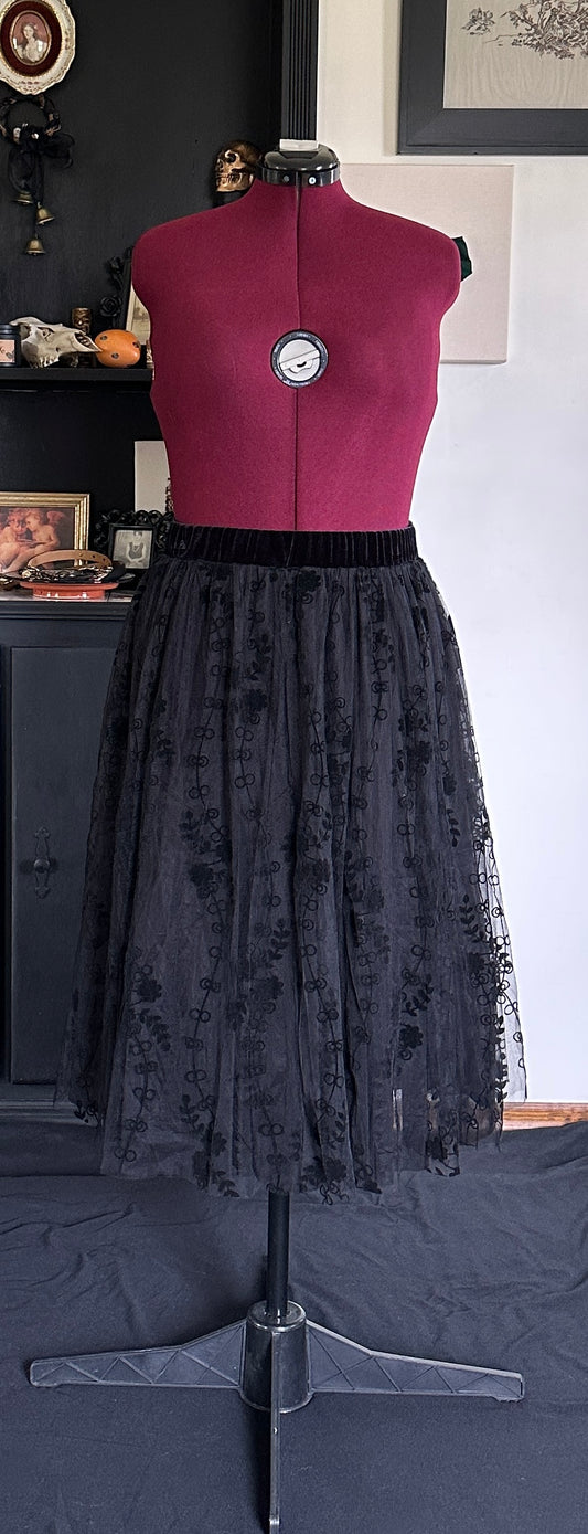 Sheer Dark Fairy Skirt XL