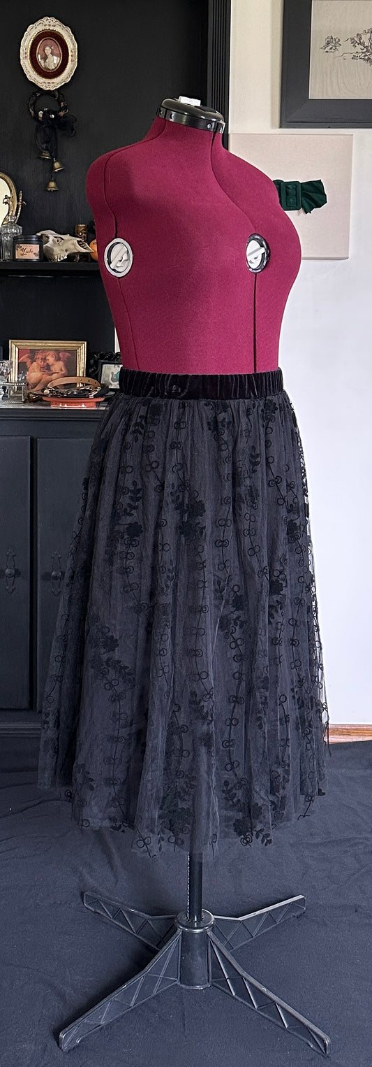 Sheer Dark Fairy Skirt XL