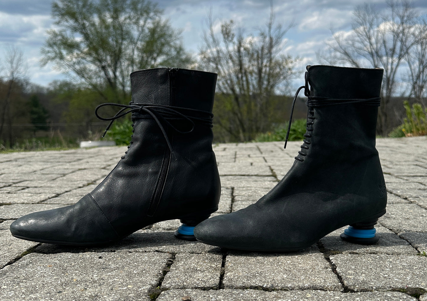 John Fluevog Lace-Up Boots SZ 9.5