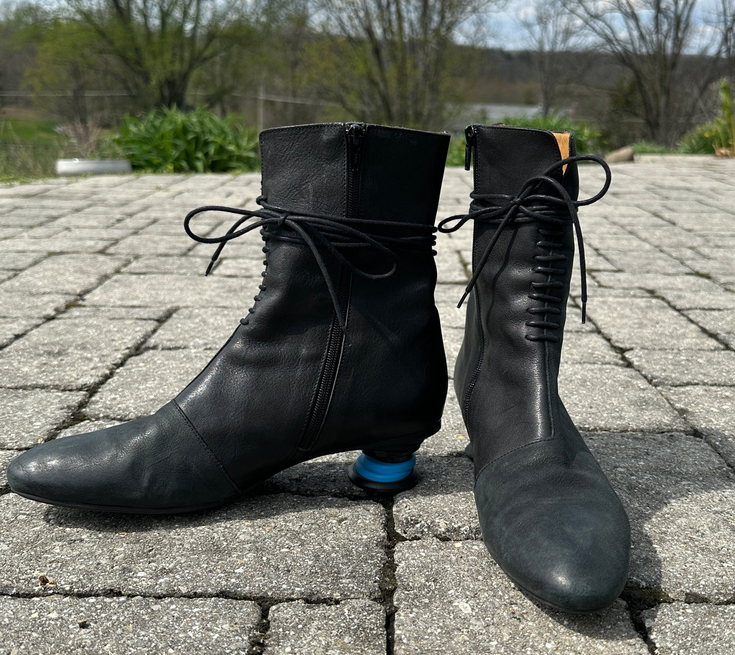 John Fluevog Lace-Up Boots SZ 9.5