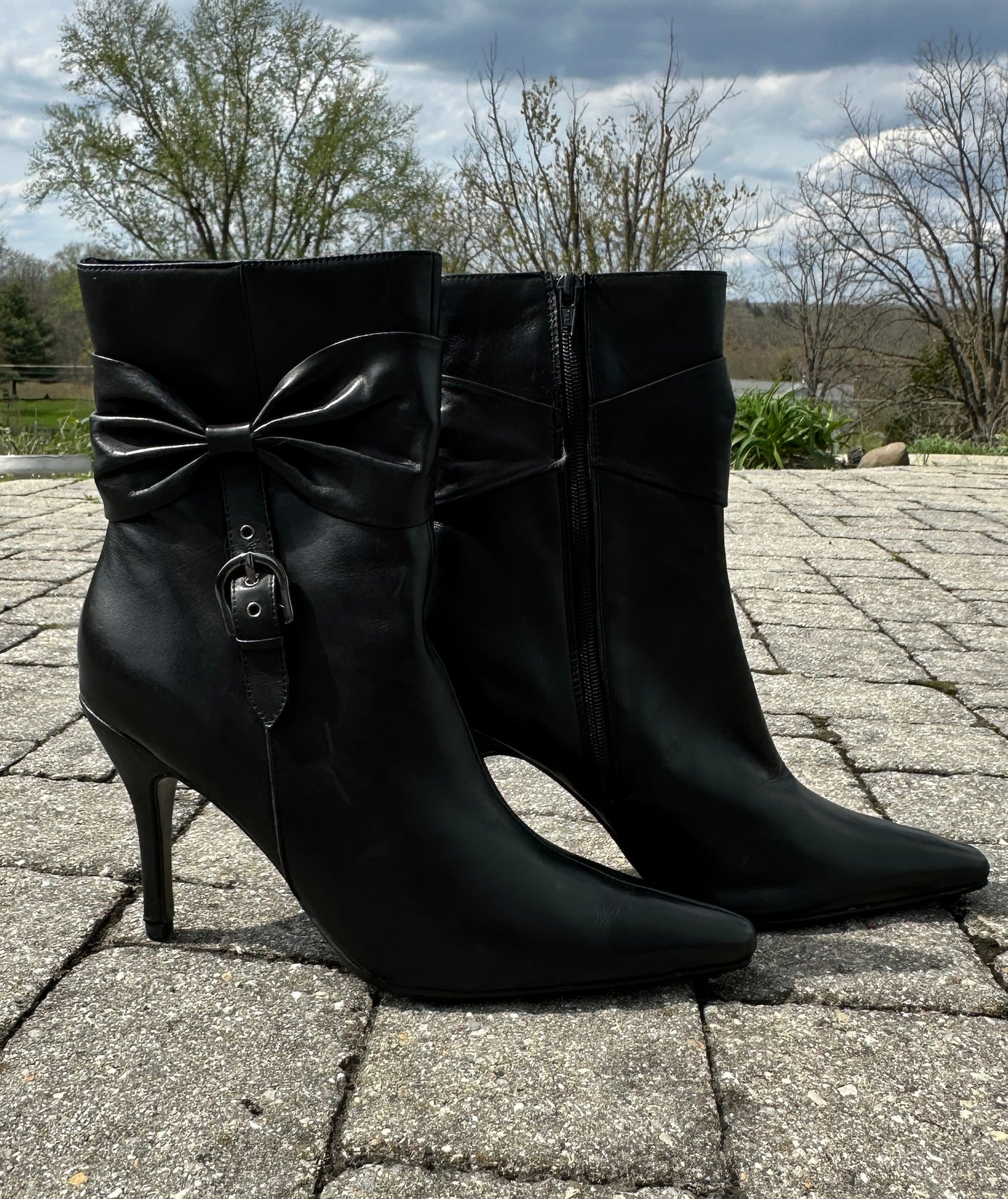 Buckled High Heel Boots SZ 11