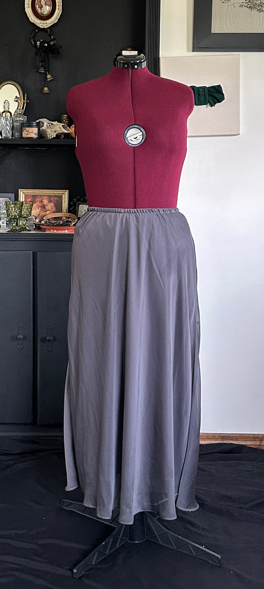 Y2K Bias Cut Maxi Skirt SZ 16-18