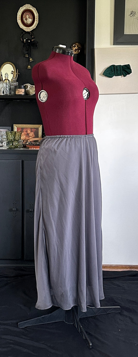 Y2K Bias Cut Maxi Skirt SZ 16-18