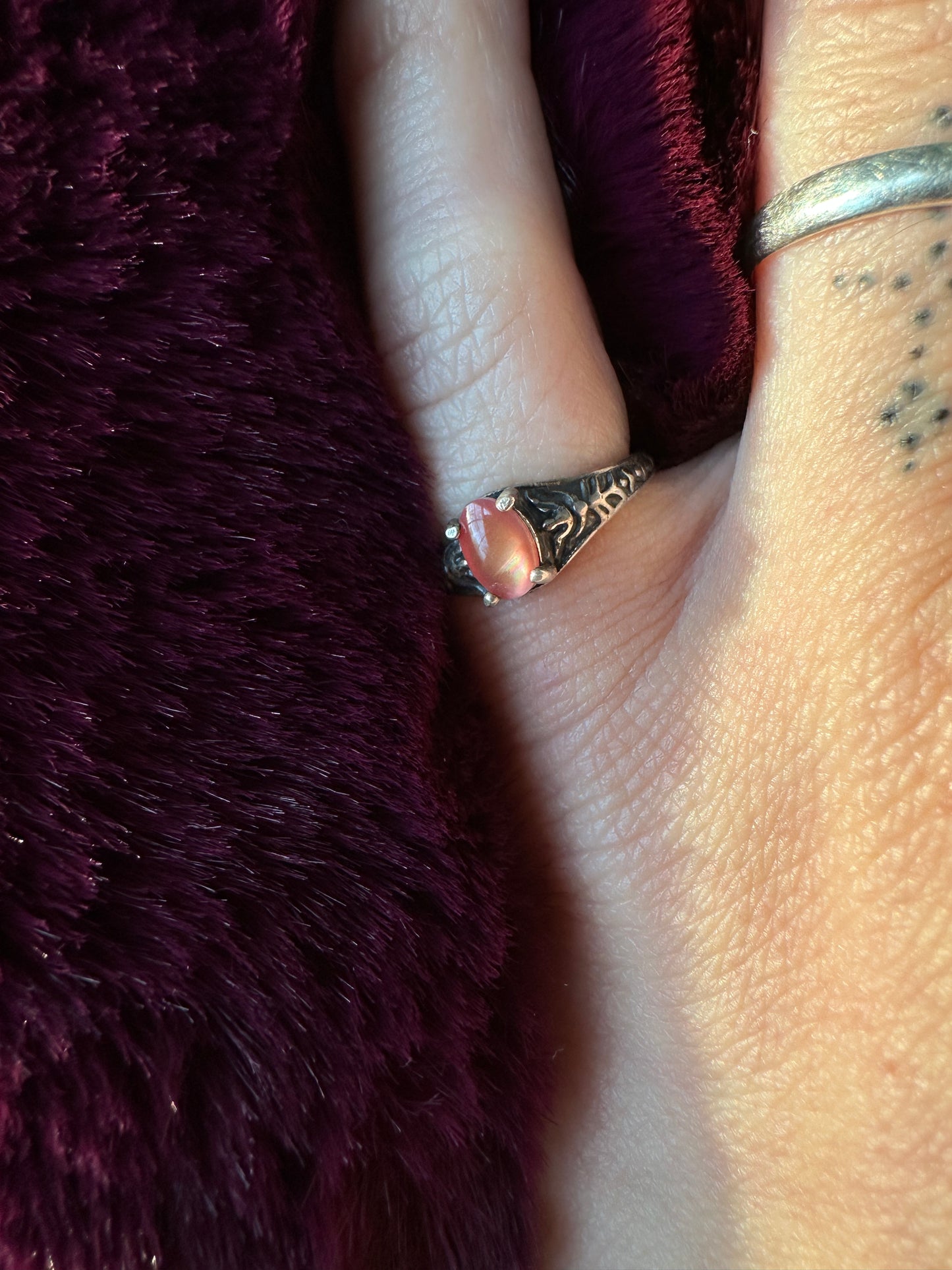 Silver Neo Gothic Ring SZ 3