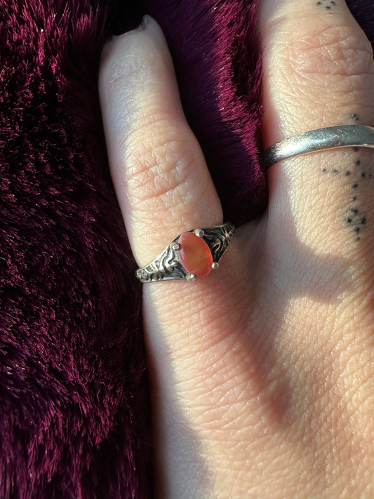 Silver Neo Gothic Ring SZ 3