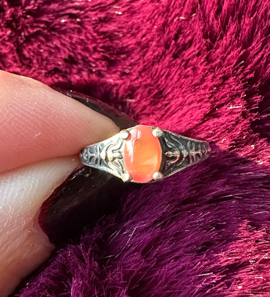 Silver Neo Gothic Ring SZ 3