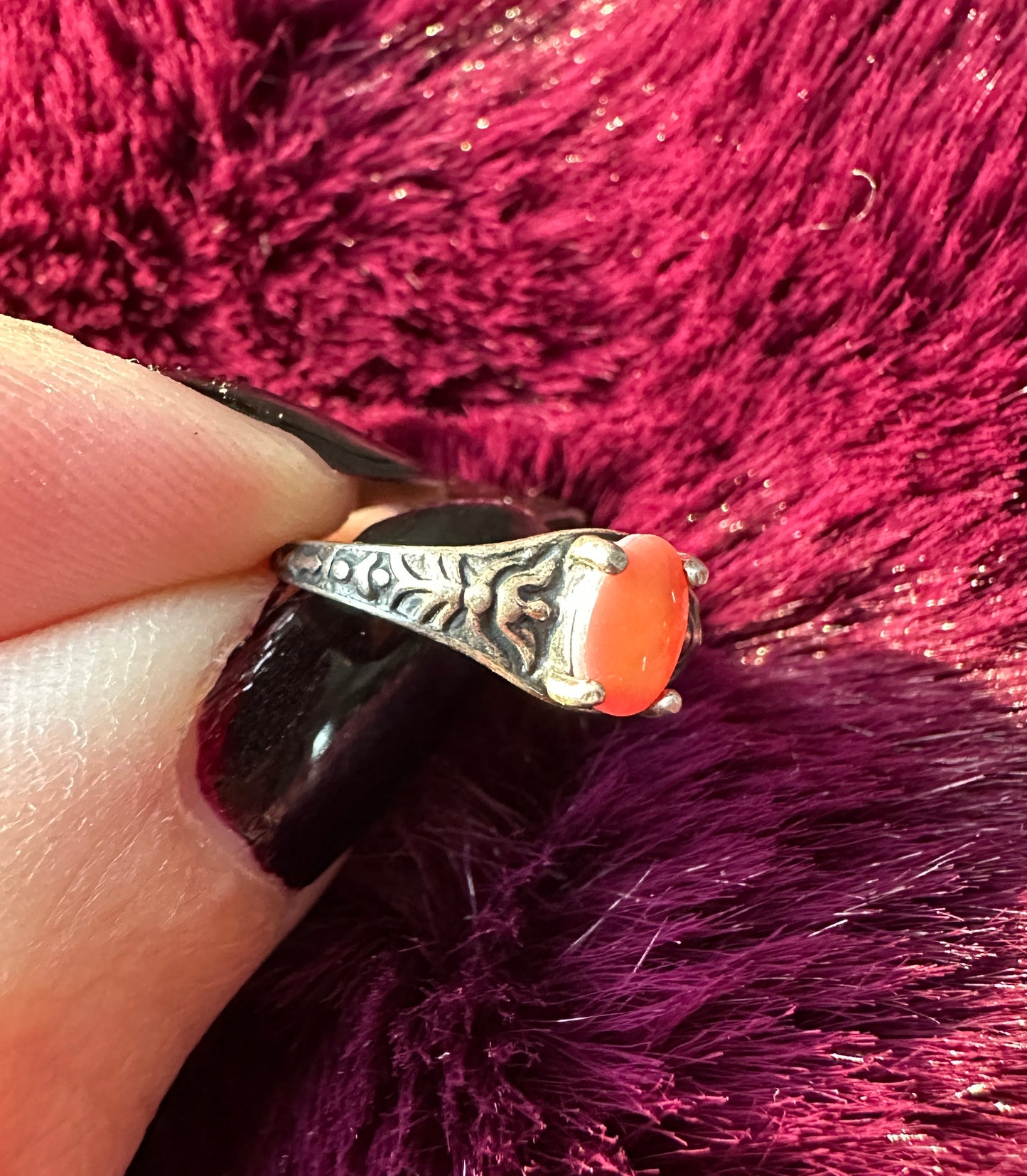 Silver Neo Gothic Ring SZ 3