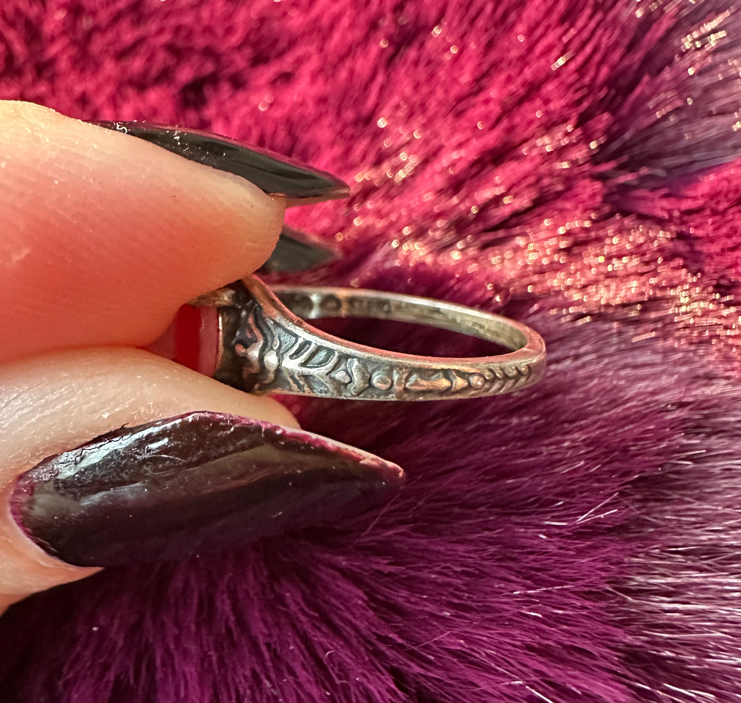 Silver Neo Gothic Ring SZ 3