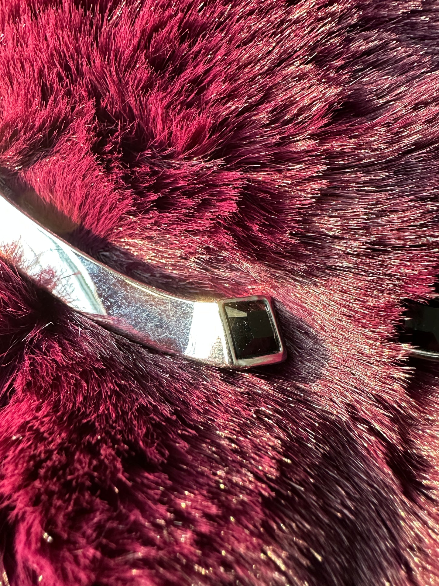 Diane Von Furstenberg Silver Collar Necklace