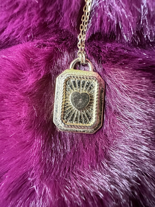 Lock & Heart Necklace