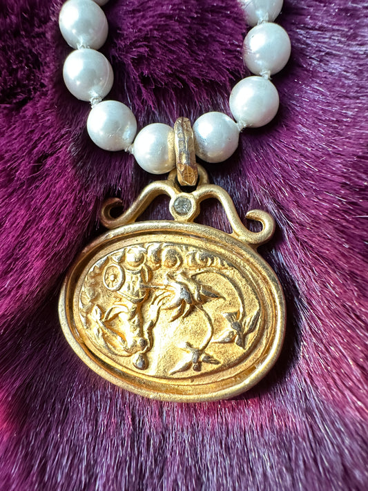 Vintage Faux Pearl Necklace