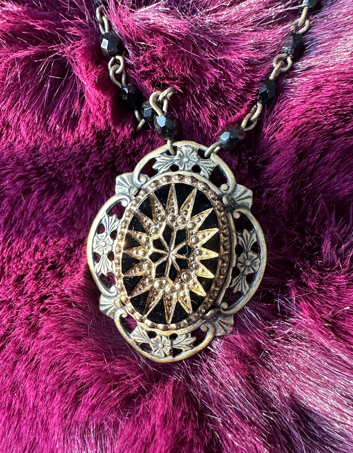 Vintage Mourning Necklace