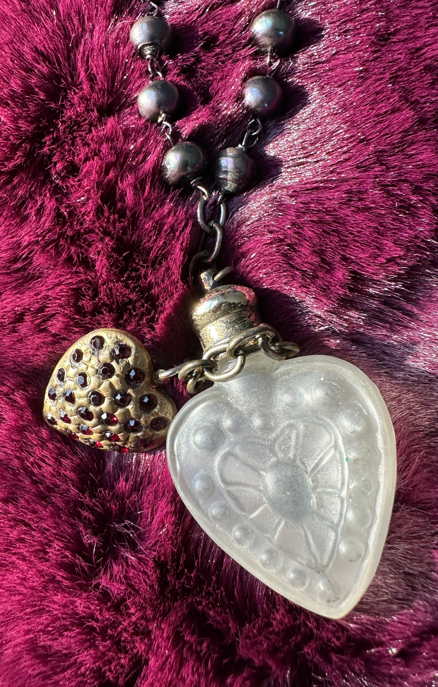 Pearl Perfume/Poison Necklace