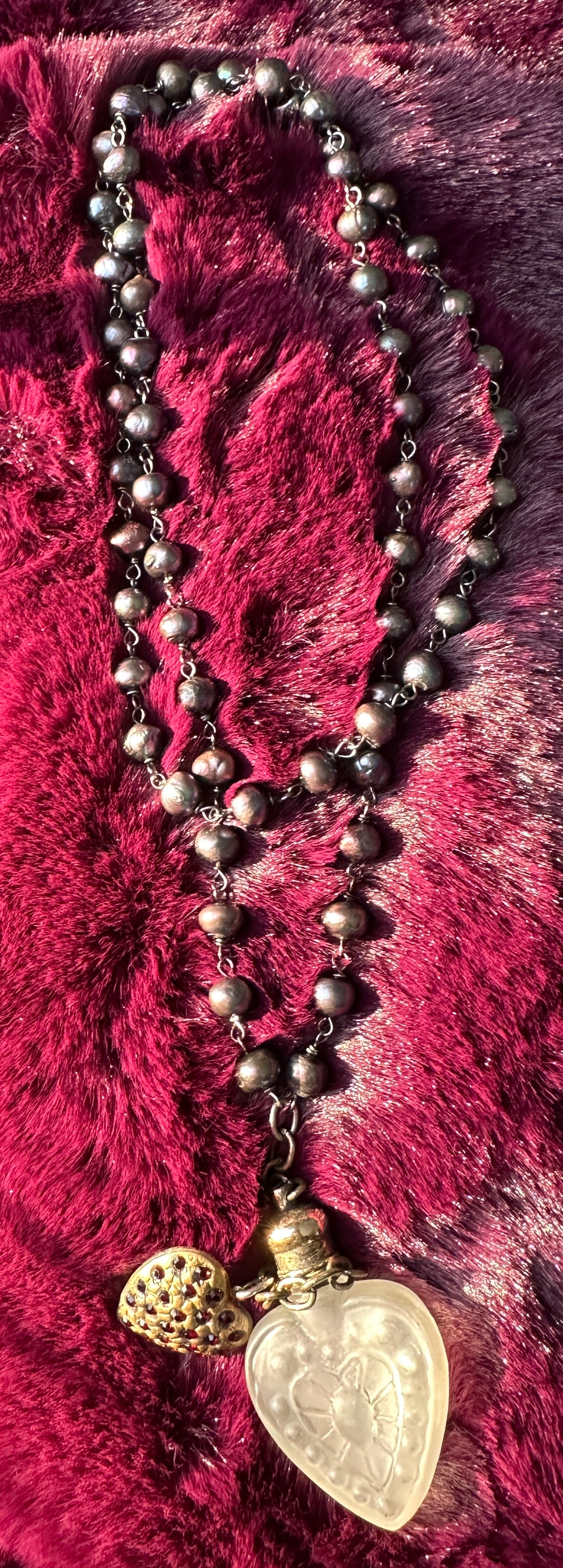 Pearl Perfume/Poison Necklace