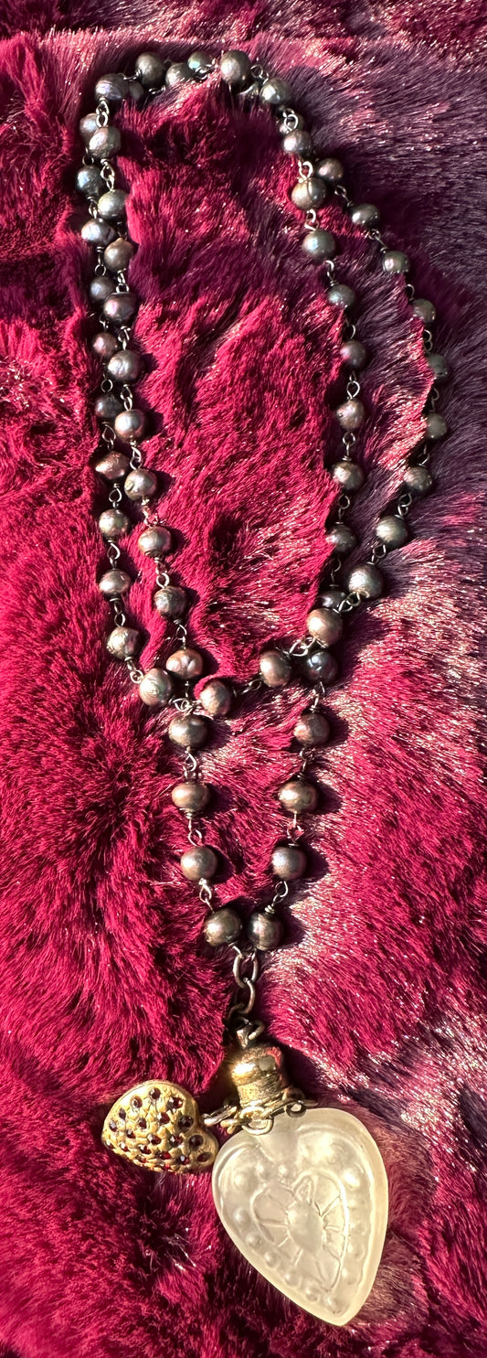Pearl Perfume/Poison Necklace