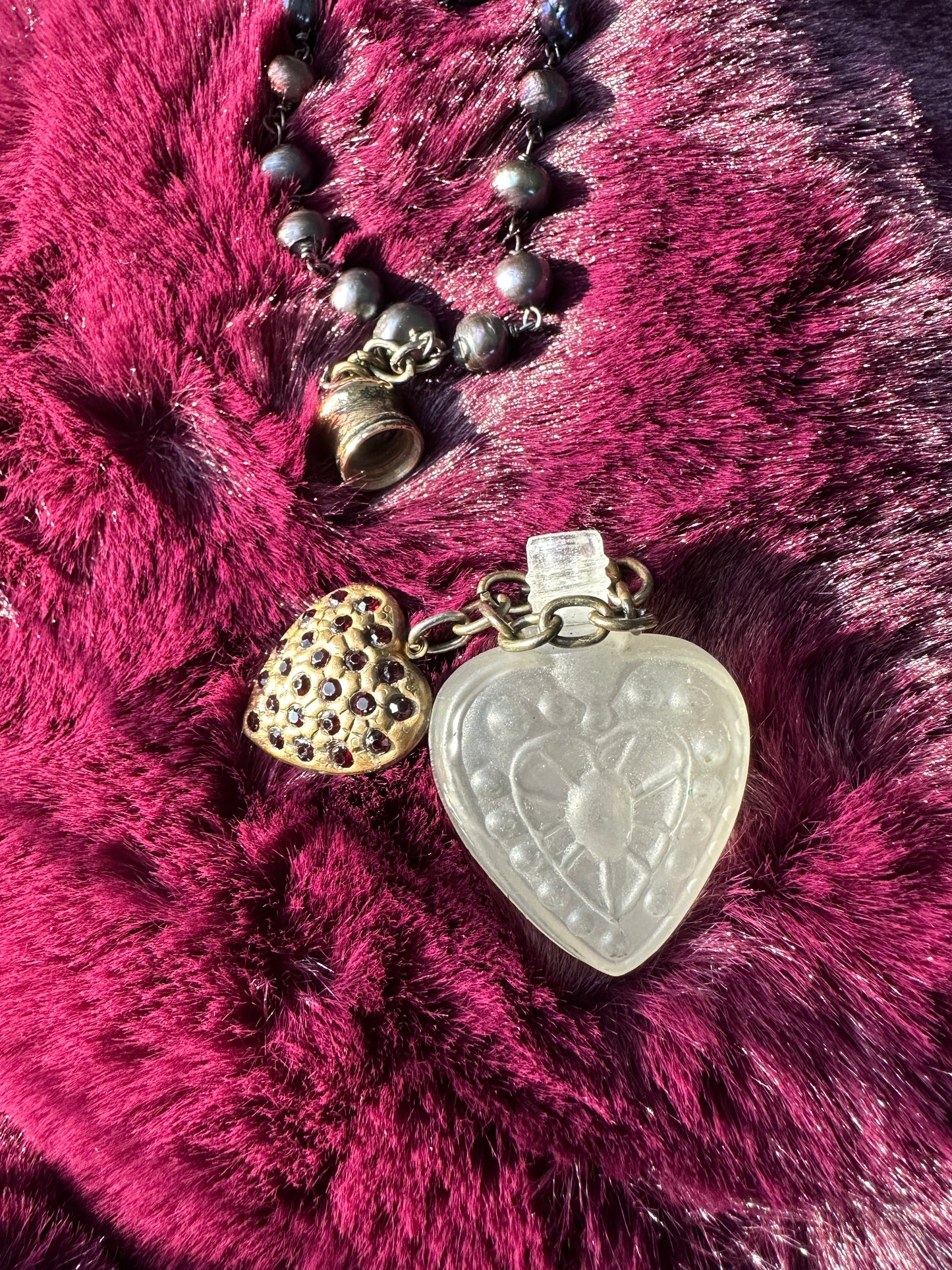 Pearl Perfume/Poison Necklace
