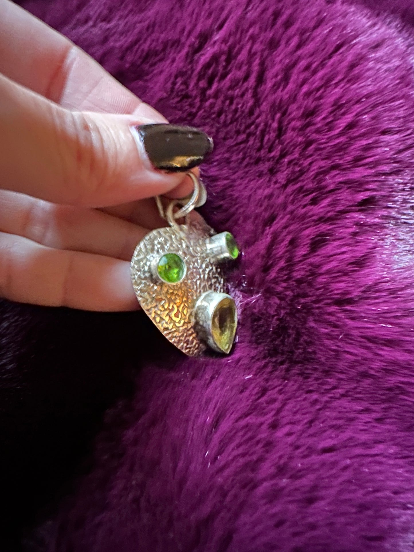 90s Silver Heart Pendant